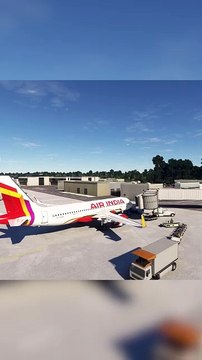 Passenger Boarding Bridge: Air India A320 at Cancún International Airport (CUN), Cancún, Mexico #flights #fly #flightlovers #Canada #USA #Japan #aviation #flying #FlyingLovers #aviationlovers