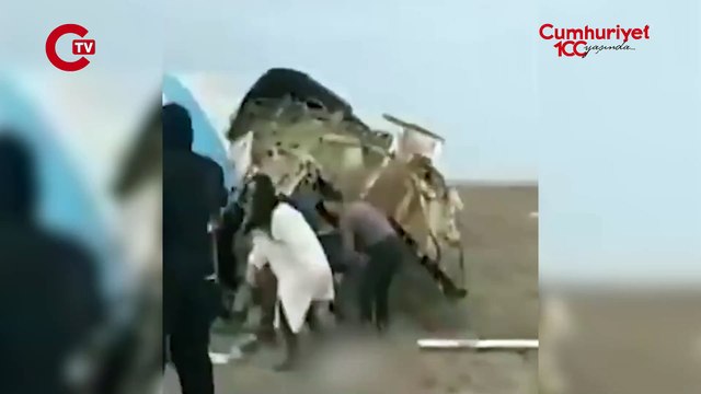 Azerbaycan Hava Yollarına ait Bakü-Grozni seferini gerçekleştiren Embraer 190 tipi uçak Kazakistan'ın Aktau kenti yakınlarında düştü