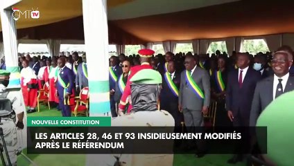 [#Reportage] Nouvelle Constitution : les articles 28, 46 et 93 insidieusement modifiés après le référendum