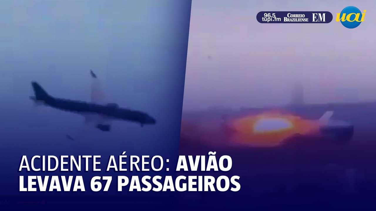 Avião com 67 passageiros cai no Cazaquistão