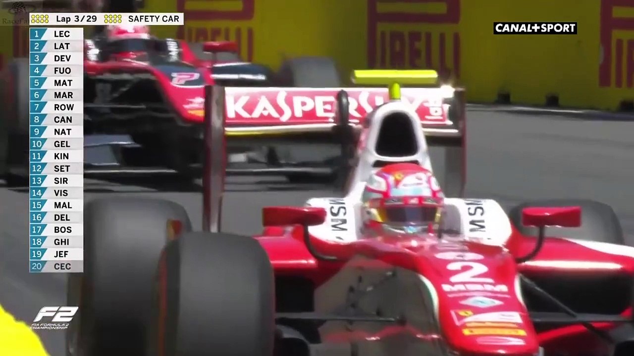 F2 2017_Manche 4_Baku City Circuit(Azerbaïdjan)_Course 1 (en français - Canal+ Sport - France) [RaceFan96]