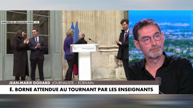 Jean-Marie Godard revient sur la nomination d'Elisabeth Borne en tant que ministre de l'Education