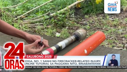 Boga, No. 1 sanhi ng firecracker-related injury; Online tutorial sa paggawa nito, binabantayan | 24 Oras