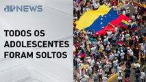 Venezuela liberta mais de 900 presos por protestos