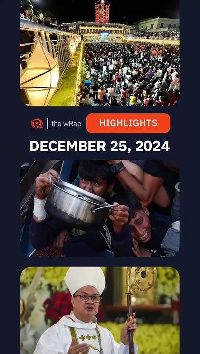 Today's headlines: Filipinos’ Christmas 2024, global hunger, Catholic Church on Gaza | The wRap | December 25, 2024