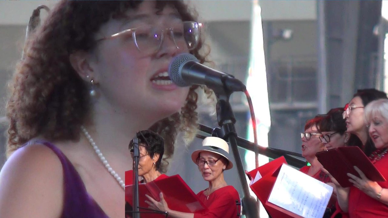 Sydney Christmas 2024 Part 9-10 Ruby Jackson n St Mary Concord Choir, The Rock and St Mary Cathedral, 23 Dec 24