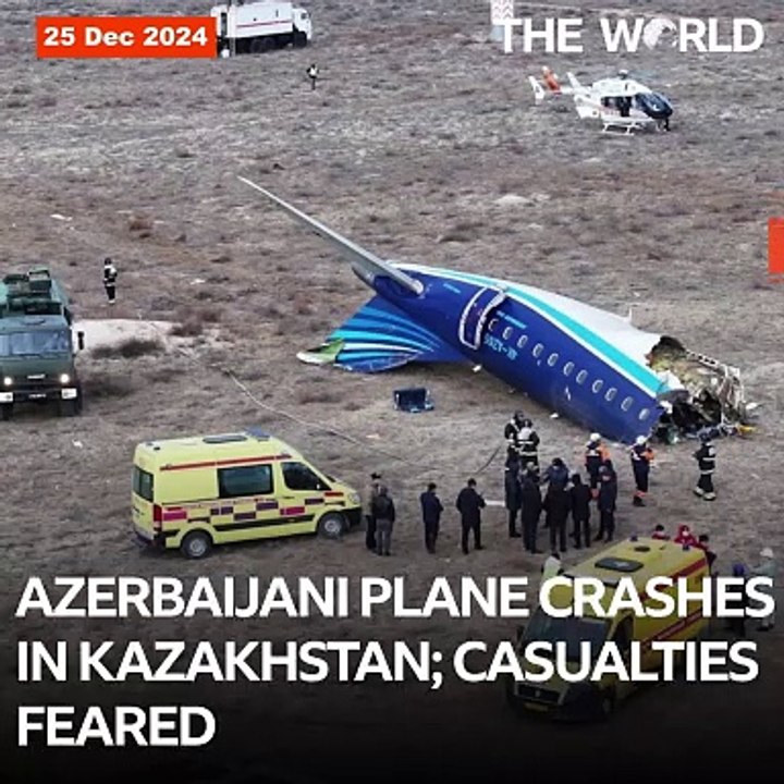Azerbaijani passenger plane crashes in Kazakhstan, casualties feared