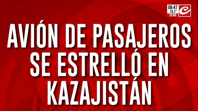 Avión de pasajeros se estrelló y dejó decenas de personas muertas