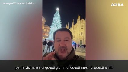 Salvini, "auguro di saper perdonare e un mondo con meno guerre"