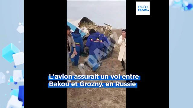 Un avion d'Azerbaijan Airlines s'écrase au Kazakhstan : plus de 30 personnes ont survécu
