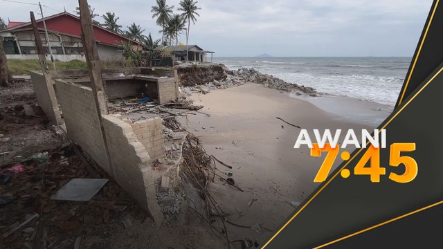 Hakisan pantai: Terengganu berisiko menjadi semakin 'kecil'