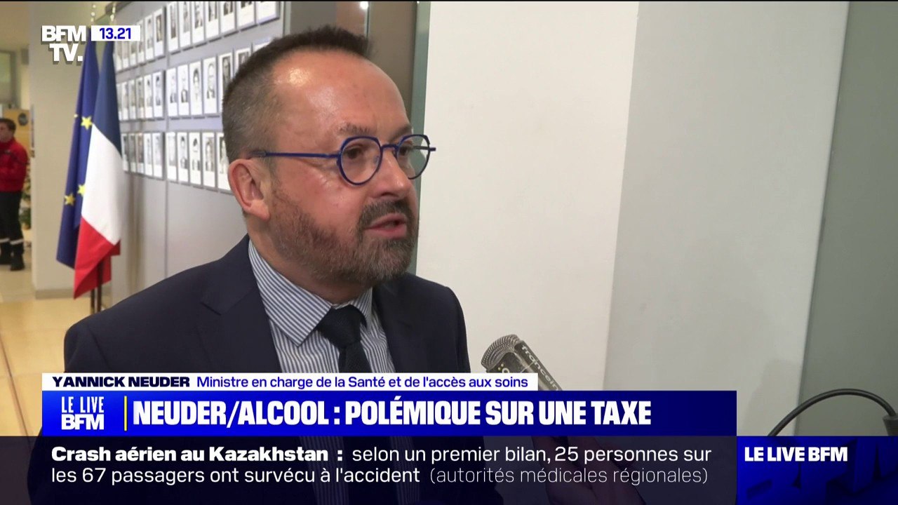"Je ne suis à la botte d'aucun lobby sur l'alcool": Yannick Neuder, le nouveau ministre de la Santé, revient sur ses propos concernant l'alcoolisme chez les jeunes