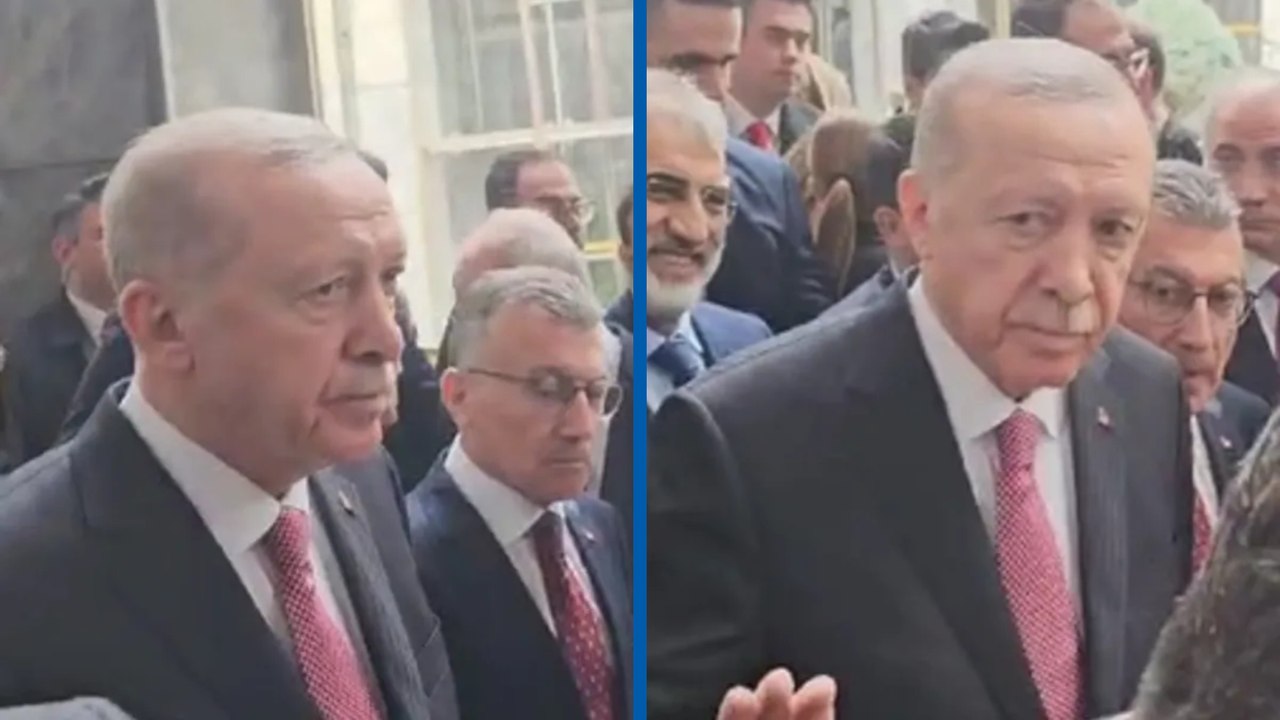 Erdoğan, "emekçiler müjde bekledi" sorusuna yanıt vermedi