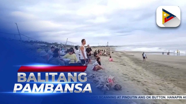 Ilang kababayan natin, mas piniling magdiwang ng Pasko sa tabing-dagat sa Laoag City, Ilocos Norte
