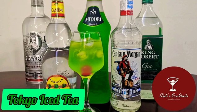 Tokyo Iced Tea | Tokyo LIIT Cocktail Recipe | Adi's Cocktails