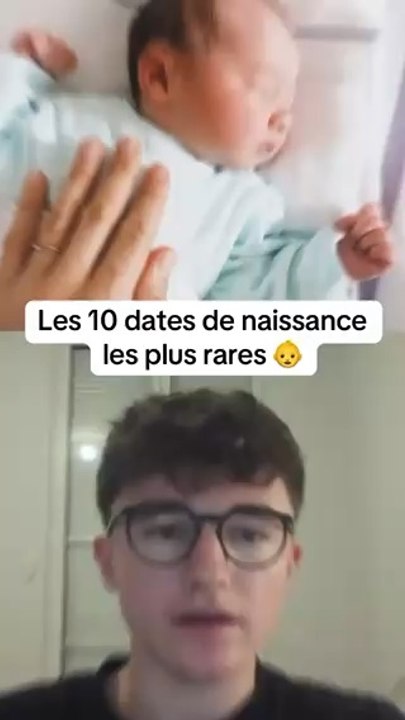 Les 10 dates de naissance les plus rares #naissance #bébé #dates #rare