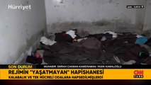 Suriye'de istihbarat hapishanesinde özel görüntüler... Yüzlerce Suriyeli yıllarca burada tutuldu