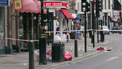 Scene of alleged car attack after man arrested in London