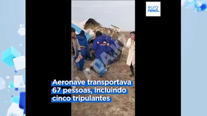 Avião da Azerbaijan Airlines despenha-se perto de Aktau, no Cazaquistão