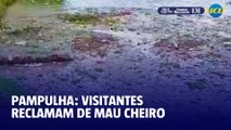 Visitantes reclamam de mau cheiro na Lagoa da Pampulha, em BH