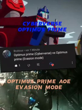 Optimus Prime Bayverse Aoe Evasion Mode Vs Optimus Prime Cyberverse #transformers #shorts