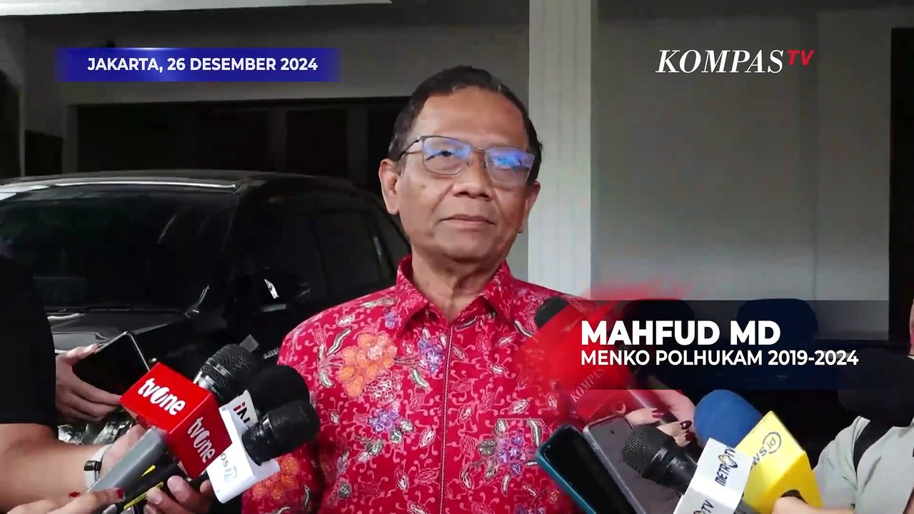 Mahfud MD: Mana Ada Korupsi Selesaikan Secara Damai, Itu Korupsi Baru Namanya Kolusi