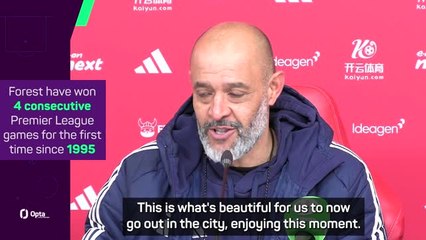 Nuno wants Forest fans to keep believing