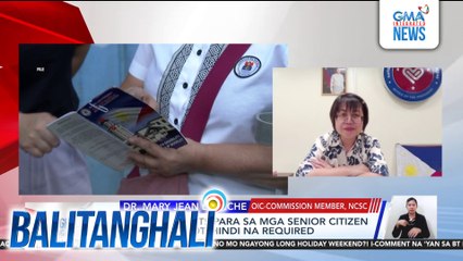 Panayam kay Dr. Mary Jean Loreche, OIC-Commission member ng NCSC | Balitanghali