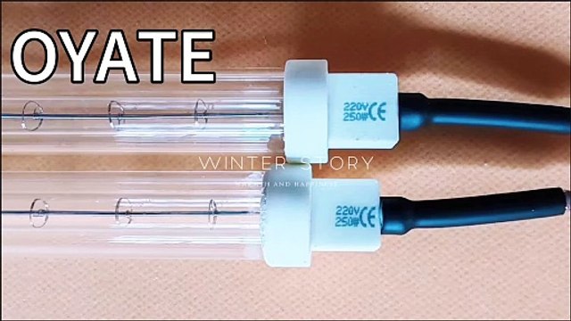 OYATE 250watt infrared heat lamp jacketed halogen catering lamps food warming and heating