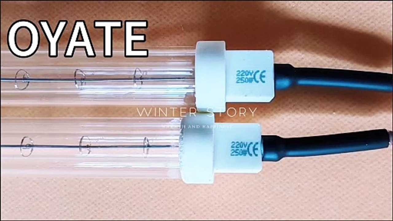 OYATE 250watt infrared heat lamp jacketed halogen catering lamps food warming and heating