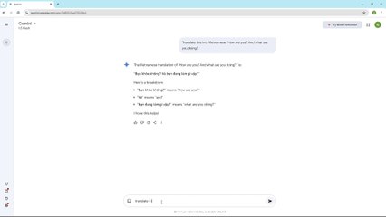 Google Gemini Course Section 37 Translating Contents