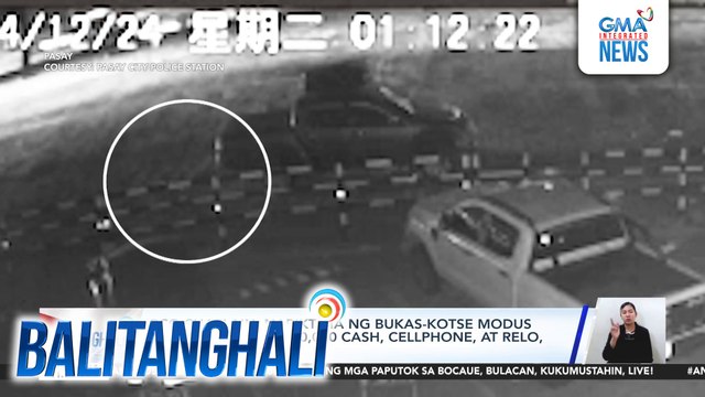 PCG Chaplain, nabiktima ng bukas-kotse modus sa Roxas Blvd.; P200,000 cash, cellphone at relo, natangay | Balitanghali
