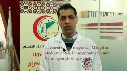 Spendenaufruf für das Al-Awda-Krankenhaus in Gaza