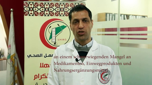 Spendenaufruf für das Al-Awda-Krankenhaus in Gaza