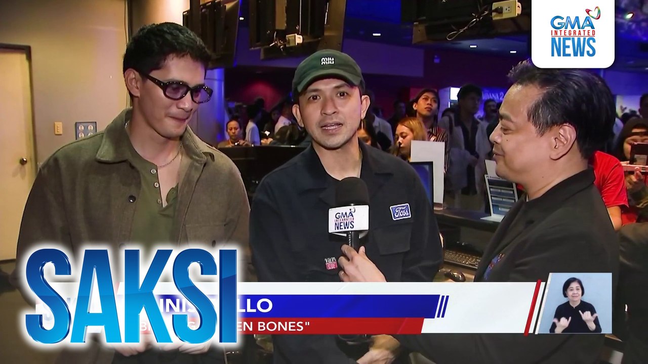 Dennis Trillo at Ruru Madrid, magkasamang bumisita sa mga mall at sinehan ngayong unang araw ng MMFF | Saksi