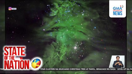 Star clusters na mukhang Christmas tree at parol, ibinahagi ng NASA | SONA