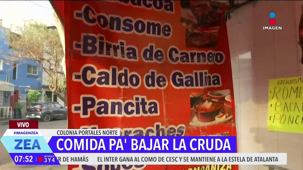 Pancita, birria de carnero, caldo de gallina y barbacoa pa' bajar la cruda