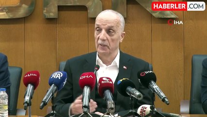 TÜRK-İŞ Başkanı Atalay: 'Adil bir düzenleme yapılmadığı sürece komisyonda olmayacağız'