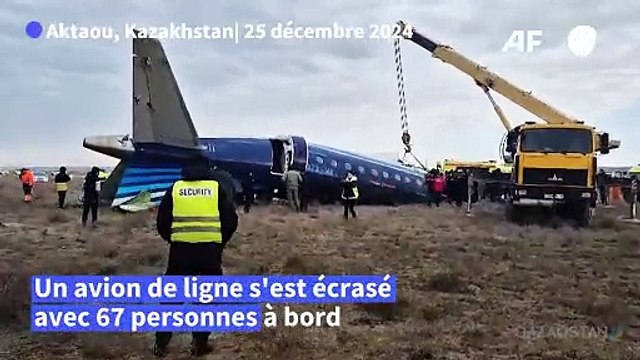 Un avion d'Azerbaijan Airlines s'écrase au Kazakhstan, 38 morts