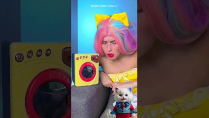 WEOW 😻 MINI Washing Machine for Clean CANDY 🍭✨