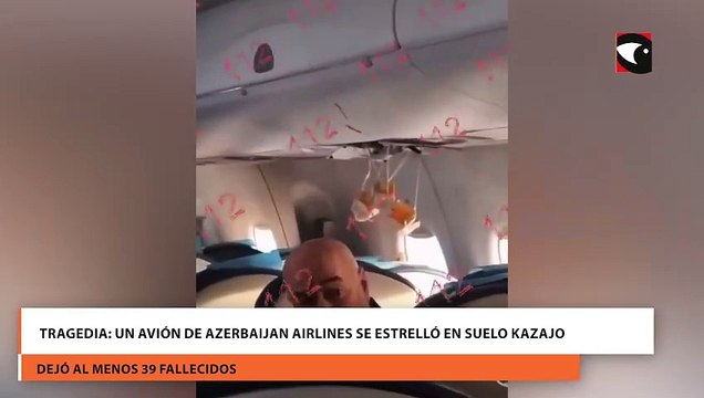 Tragedia un avión de Azerbaijan Airlines se estrelló en suelo kazajo
