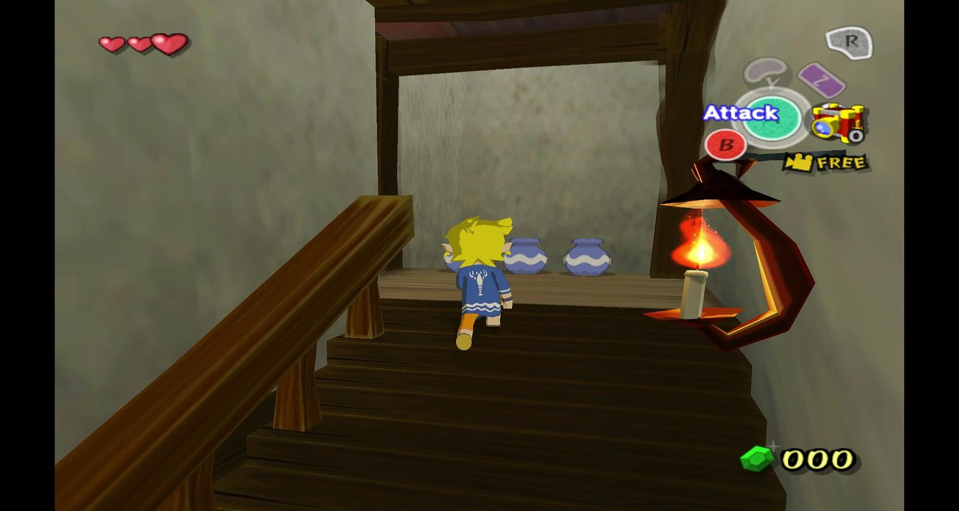 Wind Waker. Adding in a surprise sound here for Link's surprise animation P1