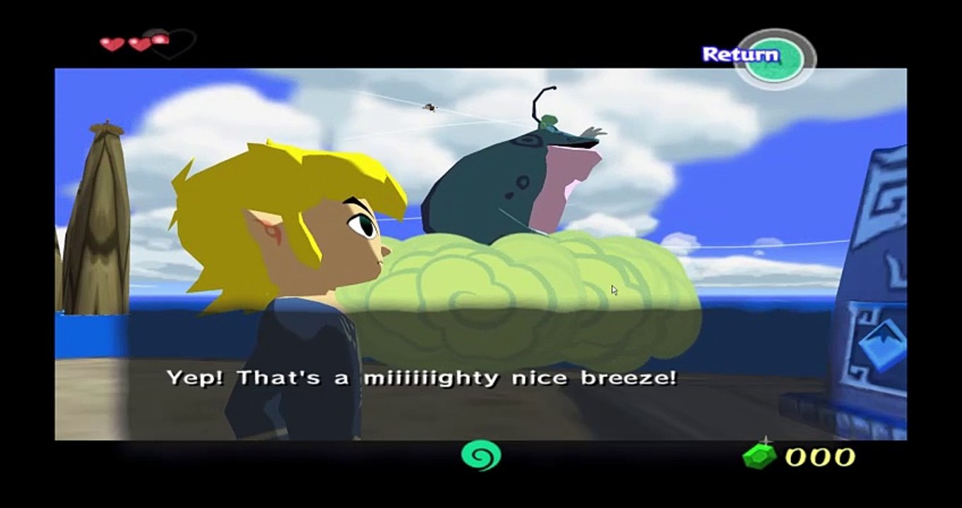 Wind Waker. Adding in a surprise sound here for Link's surprise animation P2
