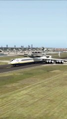 Super Long Version An225 Vertical TakeOff, #simulation