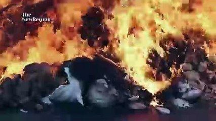 Suriye'de mafya rejiminin sonu: Uyuşturucu maddeler ateşe verildi