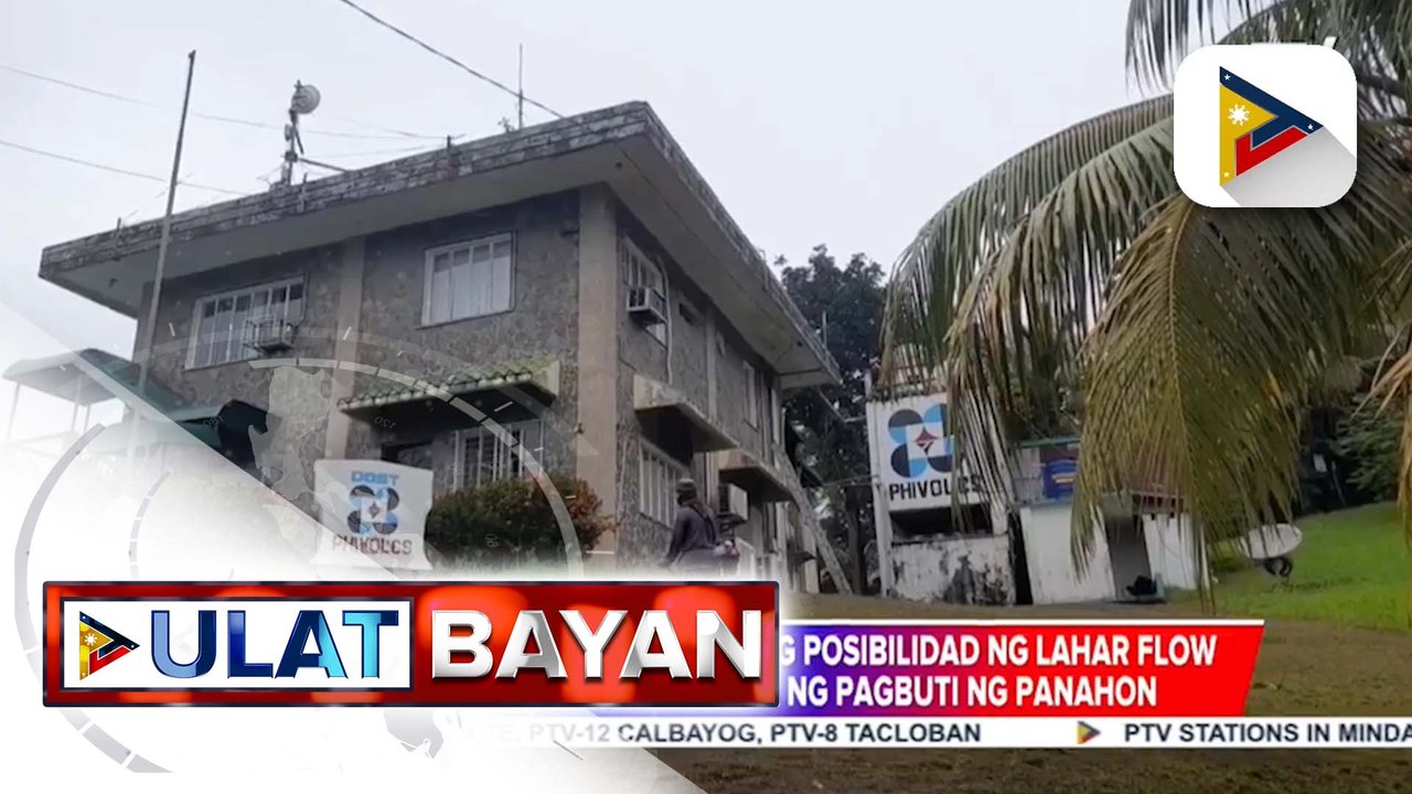 Phivolcs, hindi pa rin inaalis ang posibilidad ng lahar flow sa Bulkang Mayon sa kabila ng pagbuti ng panahon