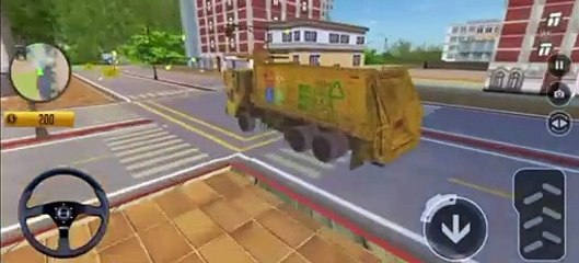 Dump truck driving simulator gameplay