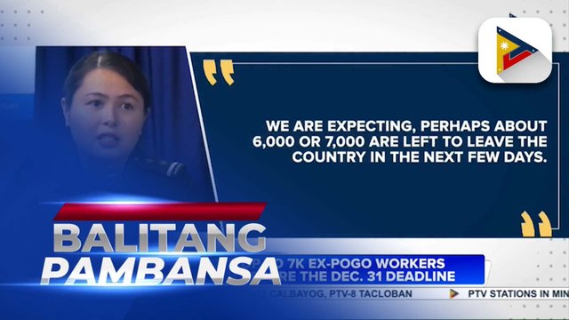 BI says it expects up to 7-K former POGO workers to leave PH before the December 31 deadline