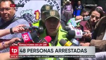 48 personas fueron arrestadas en La Paz y El Alto por consumir bebidas alcohólicas en vía pública