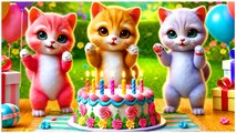 Funny Cat Dancing Videos 4K | Happy Birthday Songs Remix